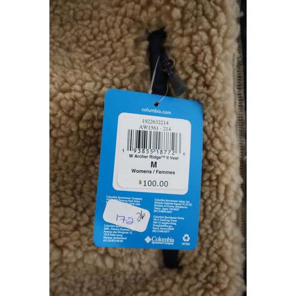 Columbia 1922632214 Women's Sz M Beige Archer Ridge II Sleeveless Vest - Picture 6 of 12